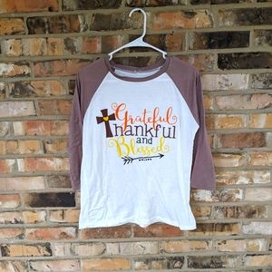 Fall Holiday Long-sleeved Top, size L